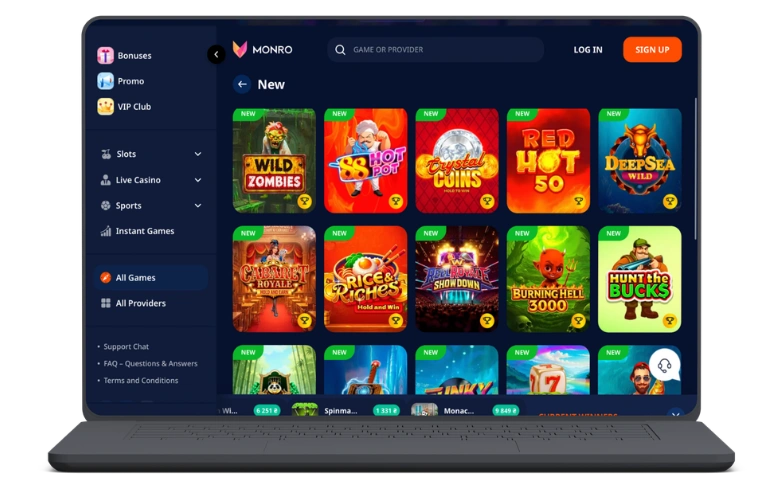 Monro Casino login